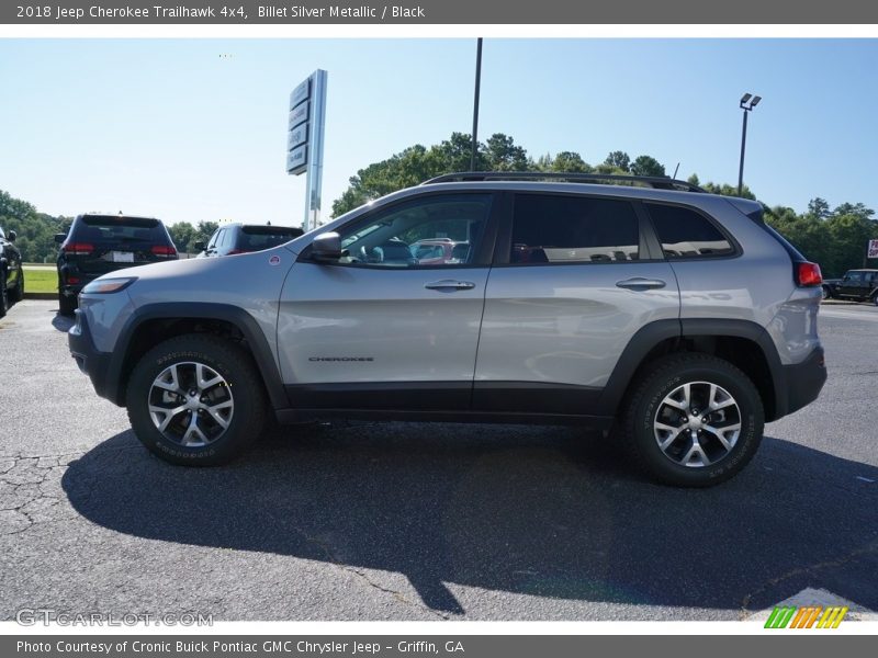 Billet Silver Metallic / Black 2018 Jeep Cherokee Trailhawk 4x4