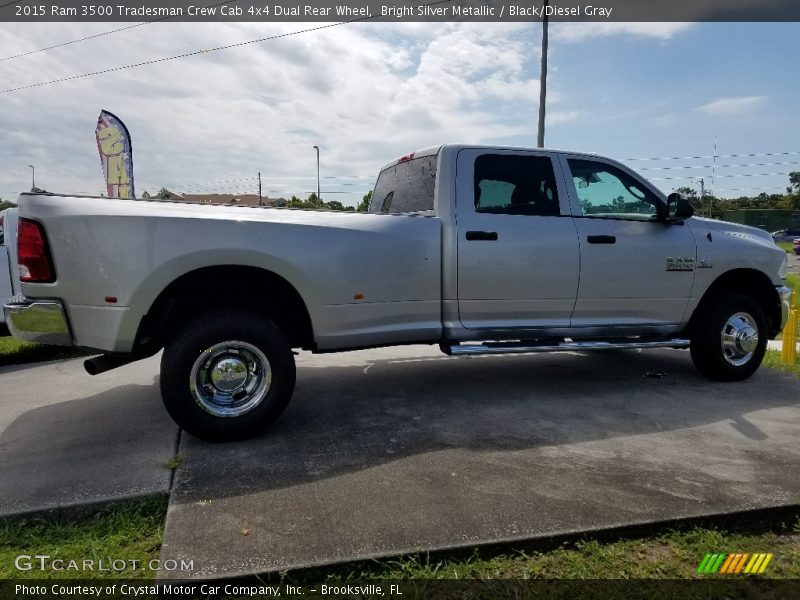 Bright Silver Metallic / Black/Diesel Gray 2015 Ram 3500 Tradesman Crew Cab 4x4 Dual Rear Wheel