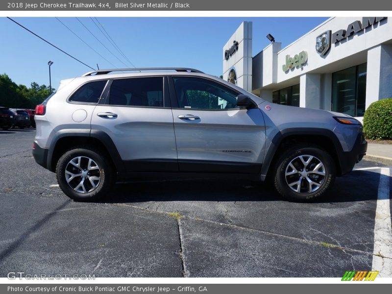 Billet Silver Metallic / Black 2018 Jeep Cherokee Trailhawk 4x4