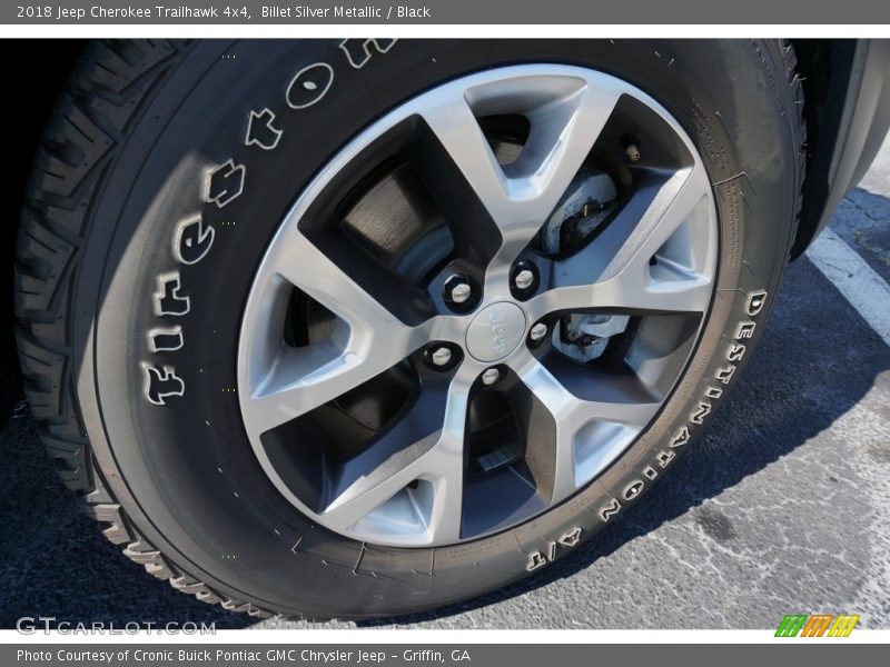 Billet Silver Metallic / Black 2018 Jeep Cherokee Trailhawk 4x4