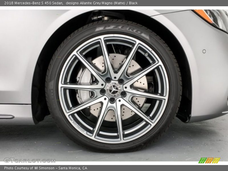 designo Allanite Grey Magno (Matte) / Black 2018 Mercedes-Benz S 450 Sedan