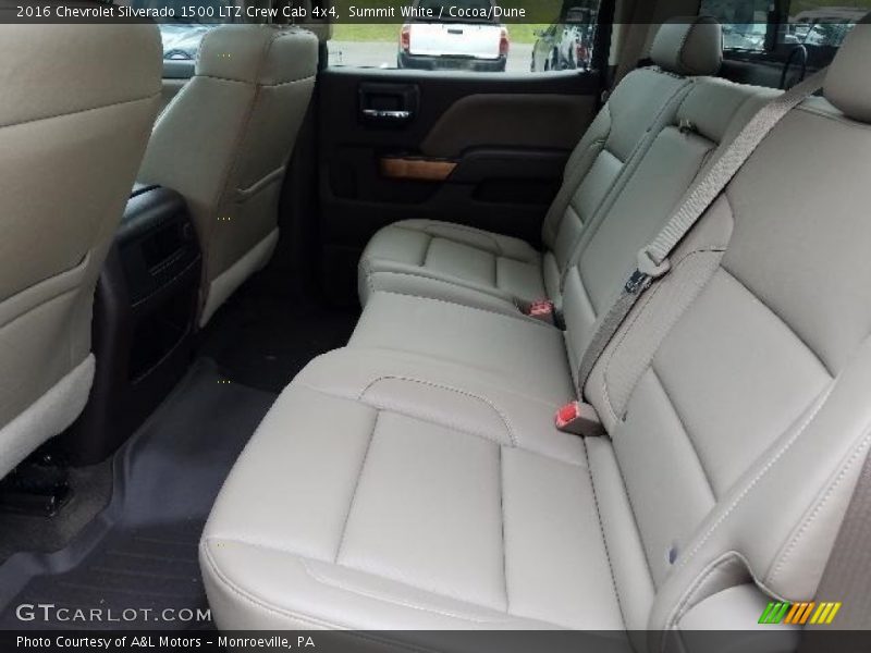 Summit White / Cocoa/Dune 2016 Chevrolet Silverado 1500 LTZ Crew Cab 4x4