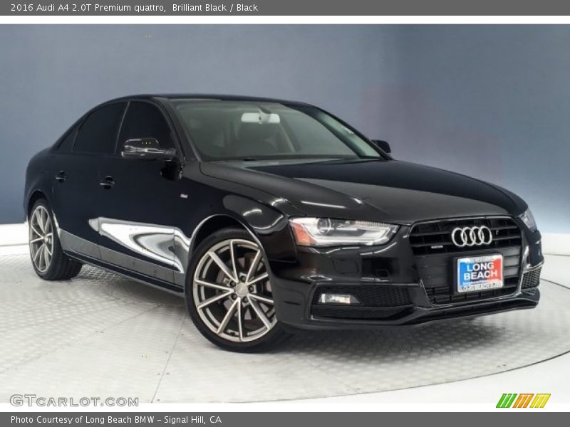 Brilliant Black / Black 2016 Audi A4 2.0T Premium quattro