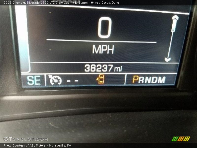 Summit White / Cocoa/Dune 2016 Chevrolet Silverado 1500 LTZ Crew Cab 4x4