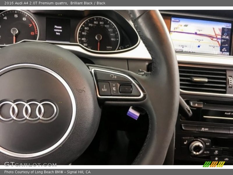 Brilliant Black / Black 2016 Audi A4 2.0T Premium quattro