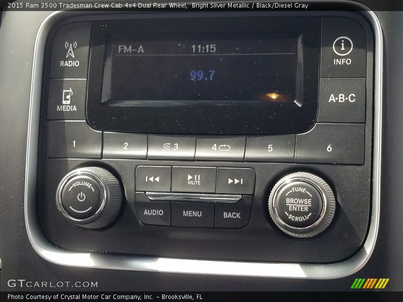 Bright Silver Metallic / Black/Diesel Gray 2015 Ram 3500 Tradesman Crew Cab 4x4 Dual Rear Wheel