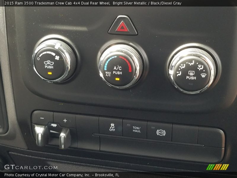 Bright Silver Metallic / Black/Diesel Gray 2015 Ram 3500 Tradesman Crew Cab 4x4 Dual Rear Wheel
