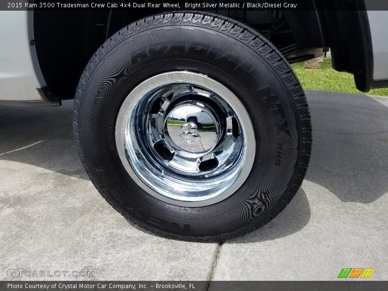 Bright Silver Metallic / Black/Diesel Gray 2015 Ram 3500 Tradesman Crew Cab 4x4 Dual Rear Wheel