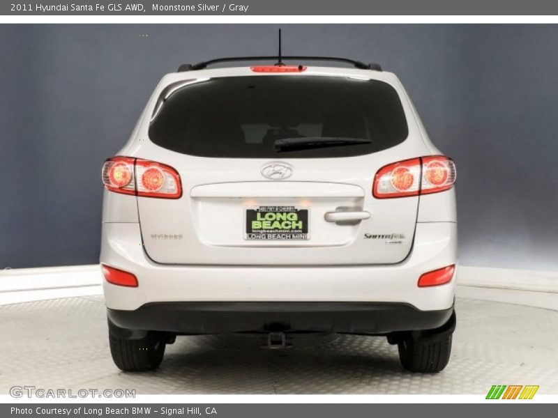 Moonstone Silver / Gray 2011 Hyundai Santa Fe GLS AWD