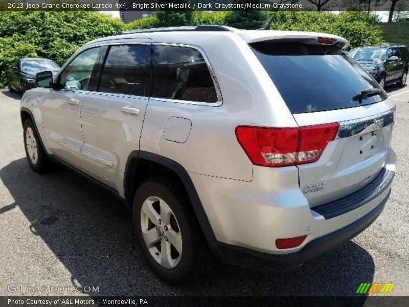 Bright Silver Metallic / Dark Graystone/Medium Graystone 2013 Jeep Grand Cherokee Laredo 4x4