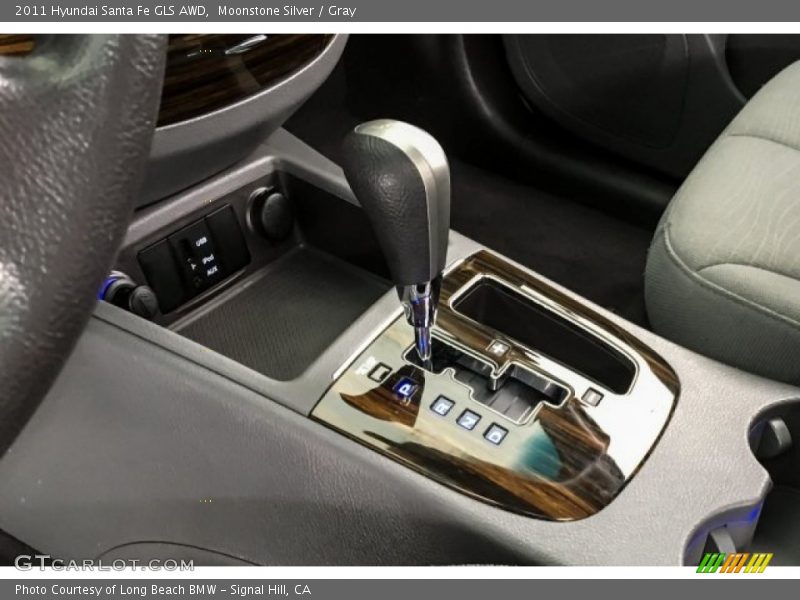 Moonstone Silver / Gray 2011 Hyundai Santa Fe GLS AWD
