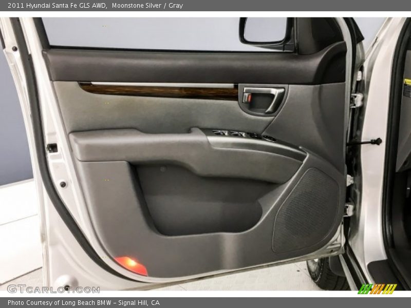 Moonstone Silver / Gray 2011 Hyundai Santa Fe GLS AWD