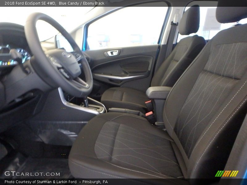 Blue Candy / Ebony Black 2018 Ford EcoSport SE 4WD