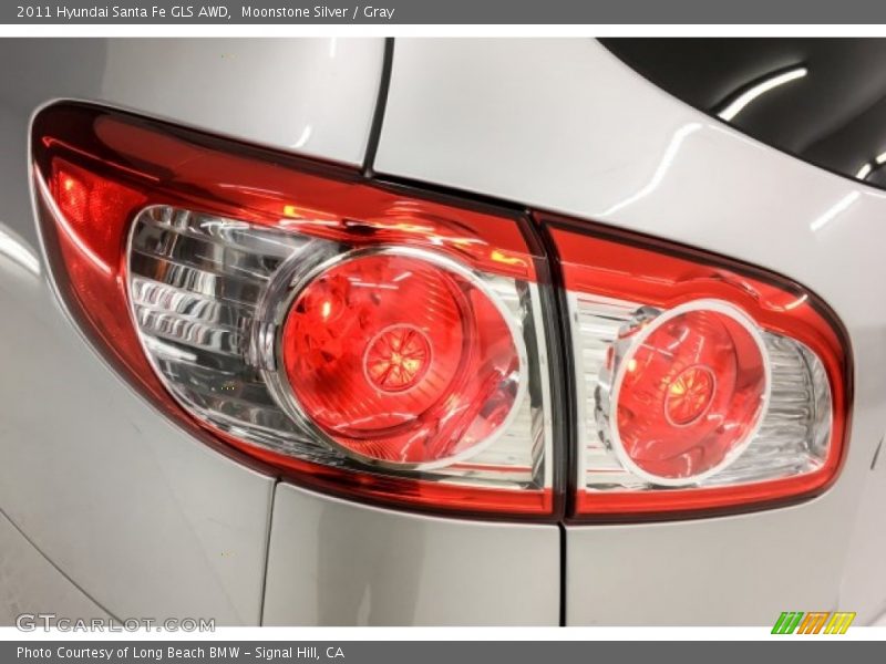 Moonstone Silver / Gray 2011 Hyundai Santa Fe GLS AWD