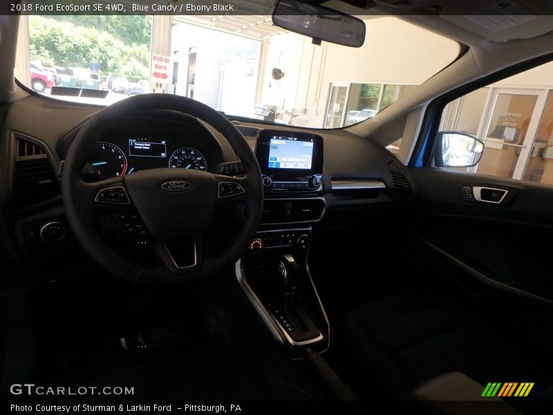 Blue Candy / Ebony Black 2018 Ford EcoSport SE 4WD