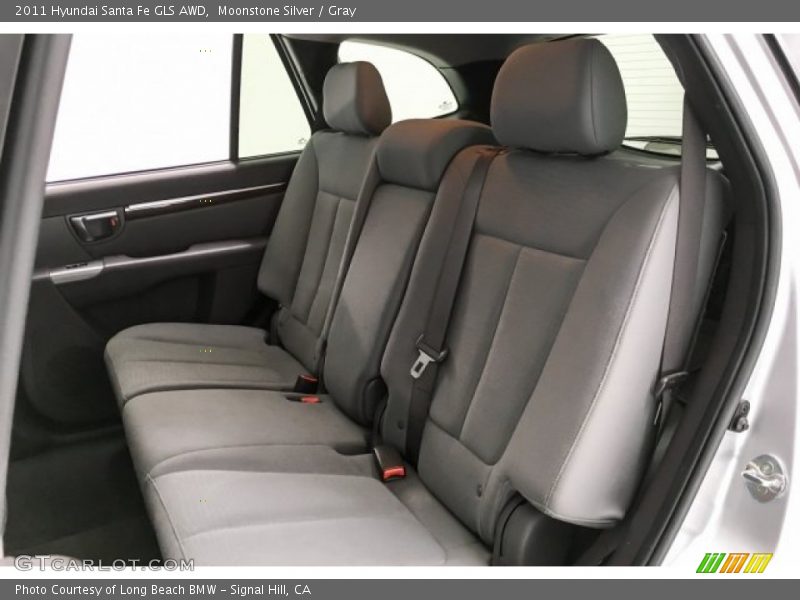 Moonstone Silver / Gray 2011 Hyundai Santa Fe GLS AWD