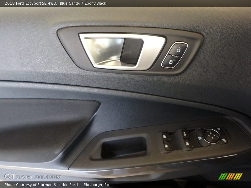 Blue Candy / Ebony Black 2018 Ford EcoSport SE 4WD