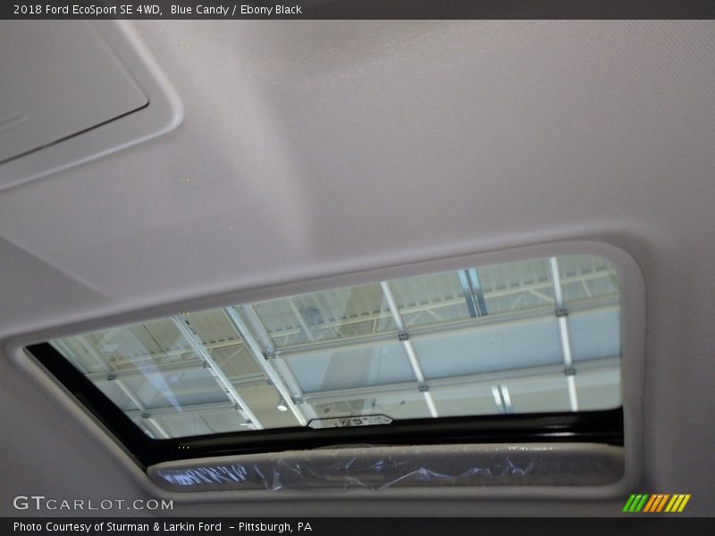Blue Candy / Ebony Black 2018 Ford EcoSport SE 4WD