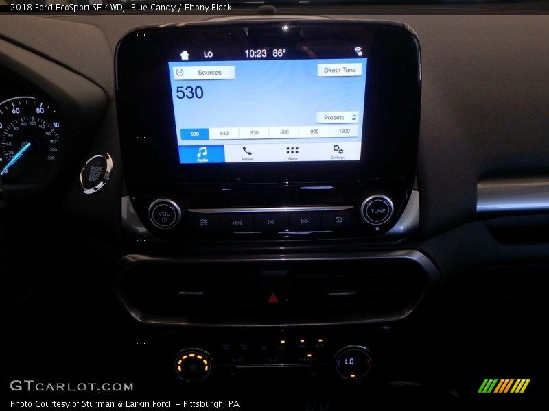 Blue Candy / Ebony Black 2018 Ford EcoSport SE 4WD