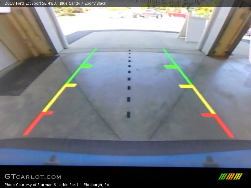 Blue Candy / Ebony Black 2018 Ford EcoSport SE 4WD
