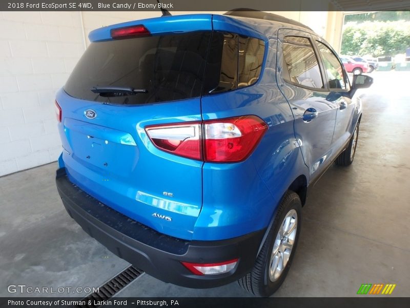 Blue Candy / Ebony Black 2018 Ford EcoSport SE 4WD