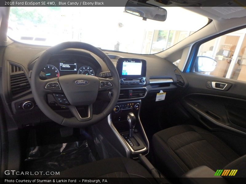 Blue Candy / Ebony Black 2018 Ford EcoSport SE 4WD