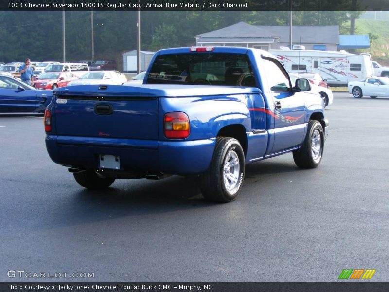 Arrival Blue Metallic / Dark Charcoal 2003 Chevrolet Silverado 1500 LS Regular Cab