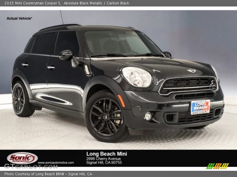 Absolute Black Metallic / Carbon Black 2015 Mini Countryman Cooper S