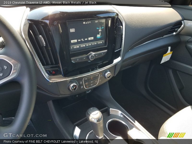 Mosaic Black Metallic / Jet Black 2019 Chevrolet Traverse LS AWD