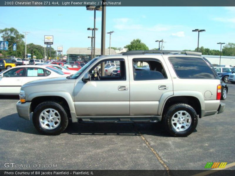Light Pewter Metallic / Tan/Neutral 2003 Chevrolet Tahoe Z71 4x4