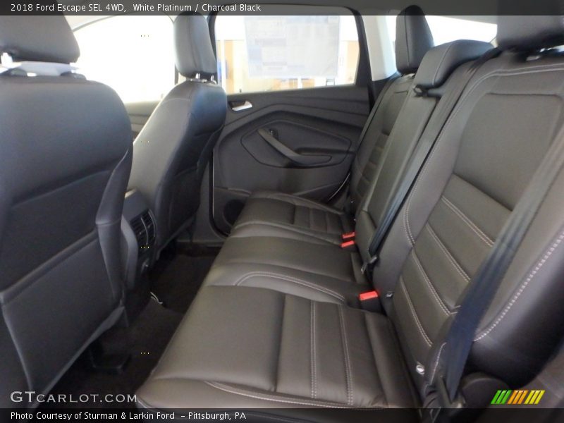 White Platinum / Charcoal Black 2018 Ford Escape SEL 4WD