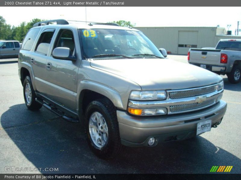 Light Pewter Metallic / Tan/Neutral 2003 Chevrolet Tahoe Z71 4x4