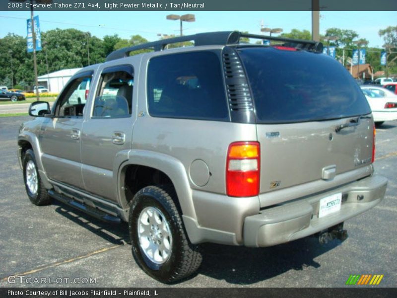 Light Pewter Metallic / Tan/Neutral 2003 Chevrolet Tahoe Z71 4x4