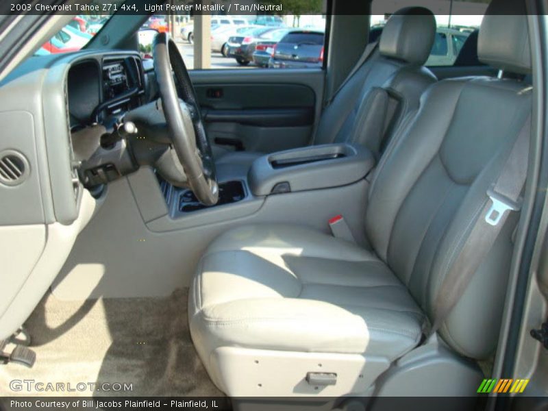 Light Pewter Metallic / Tan/Neutral 2003 Chevrolet Tahoe Z71 4x4