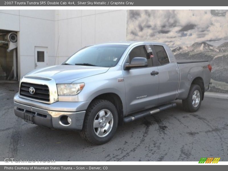 Silver Sky Metallic / Graphite Gray 2007 Toyota Tundra SR5 Double Cab 4x4