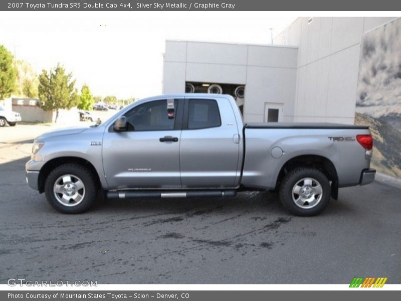 Silver Sky Metallic / Graphite Gray 2007 Toyota Tundra SR5 Double Cab 4x4