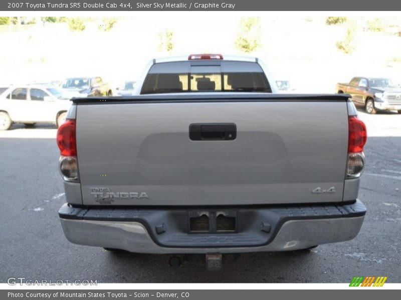 Silver Sky Metallic / Graphite Gray 2007 Toyota Tundra SR5 Double Cab 4x4