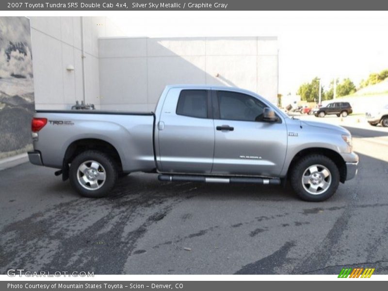 Silver Sky Metallic / Graphite Gray 2007 Toyota Tundra SR5 Double Cab 4x4