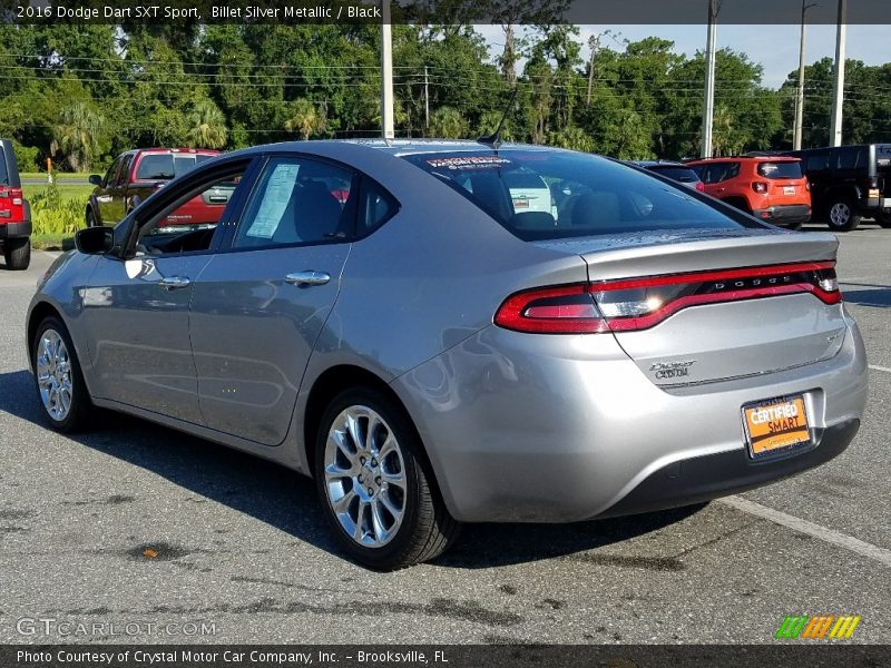 Billet Silver Metallic / Black 2016 Dodge Dart SXT Sport
