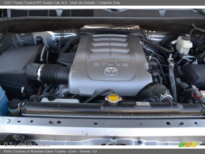 Silver Sky Metallic / Graphite Gray 2007 Toyota Tundra SR5 Double Cab 4x4