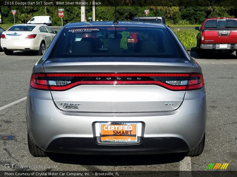 Billet Silver Metallic / Black 2016 Dodge Dart SXT Sport