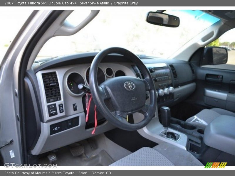 Silver Sky Metallic / Graphite Gray 2007 Toyota Tundra SR5 Double Cab 4x4