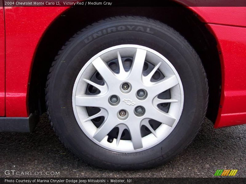 Victory Red / Medium Gray 2004 Chevrolet Monte Carlo LS