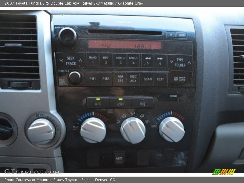 Silver Sky Metallic / Graphite Gray 2007 Toyota Tundra SR5 Double Cab 4x4