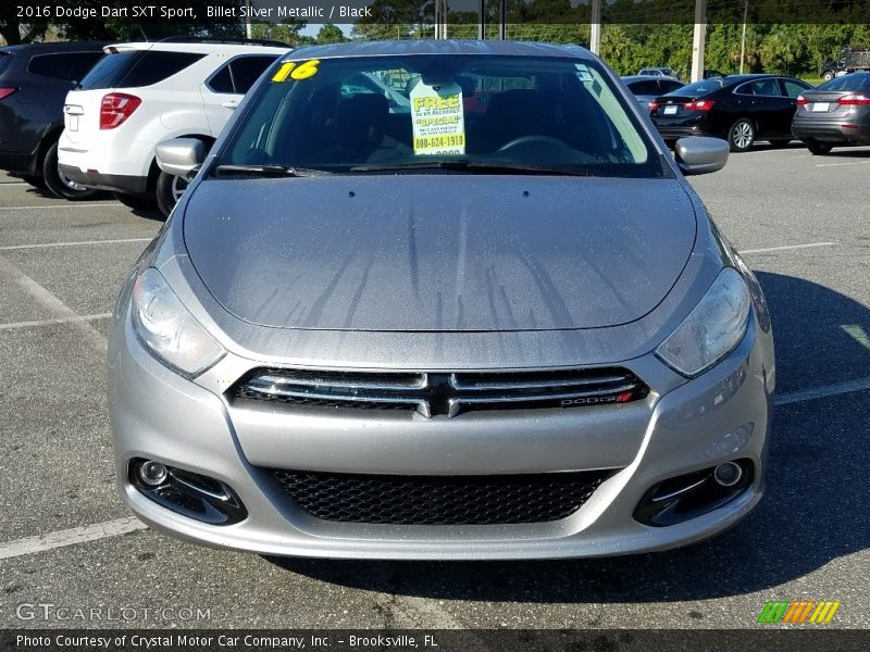 Billet Silver Metallic / Black 2016 Dodge Dart SXT Sport