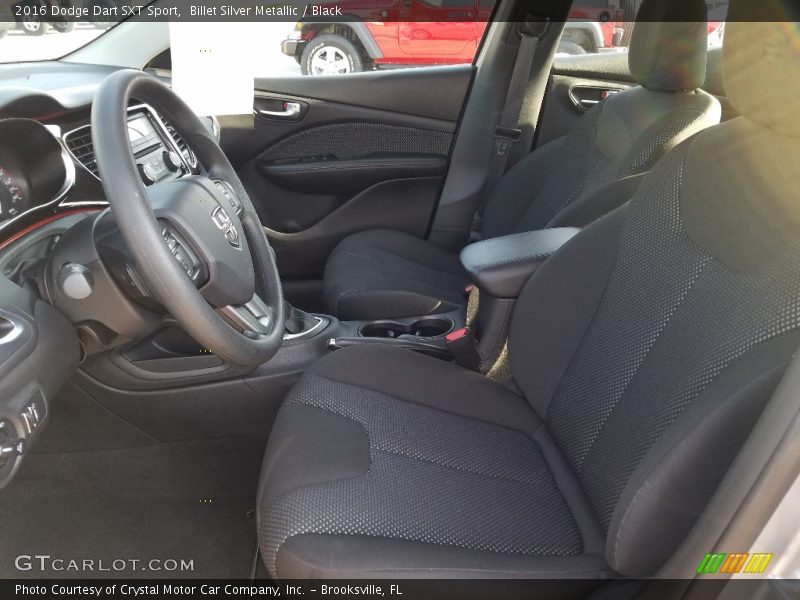 Billet Silver Metallic / Black 2016 Dodge Dart SXT Sport
