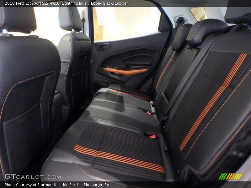 Lightning Blue / Ebony Black/Copper 2018 Ford EcoSport SES 4WD