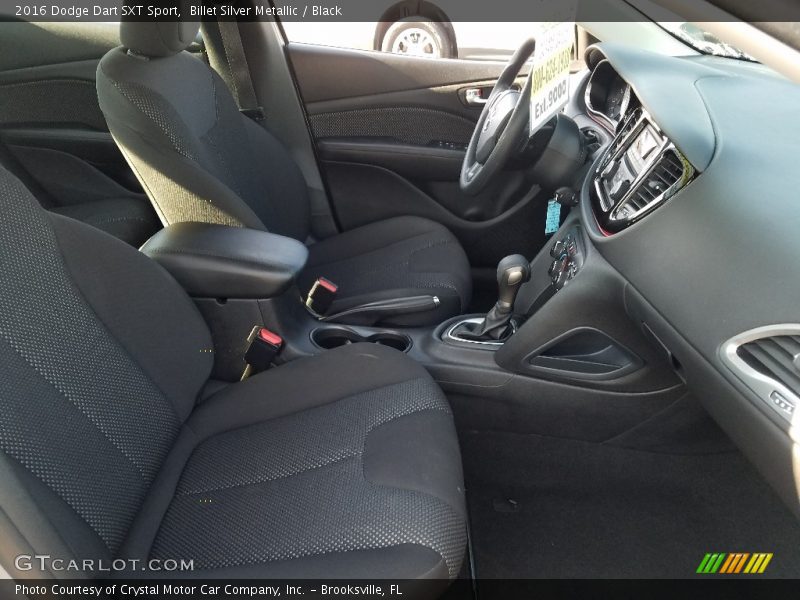 Billet Silver Metallic / Black 2016 Dodge Dart SXT Sport