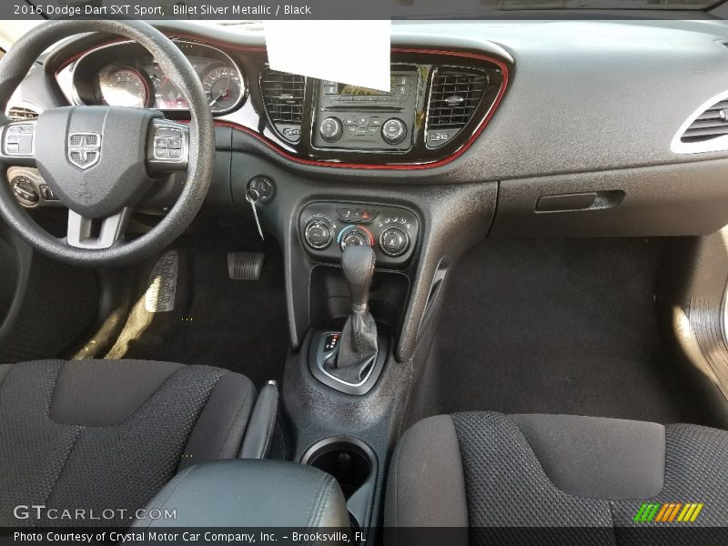 Billet Silver Metallic / Black 2016 Dodge Dart SXT Sport