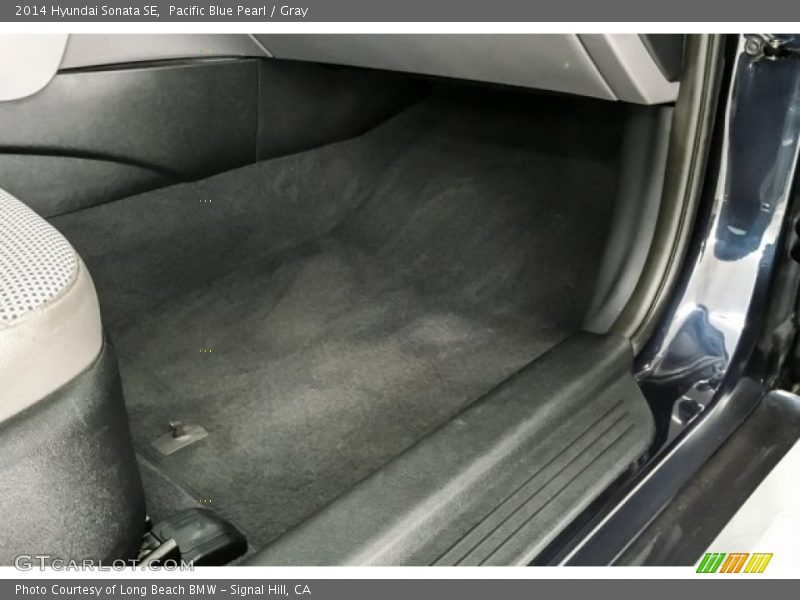 Pacific Blue Pearl / Gray 2014 Hyundai Sonata SE